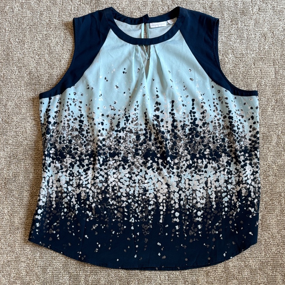 New York & Company Elegant Sleeveless Blouse